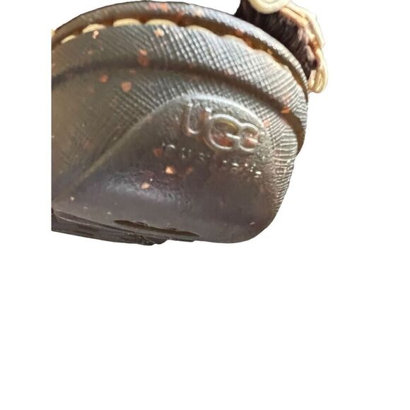 UGG Australia Kohala Mule Brown Leather Shearling Slip size 9 - Picture 7 of 14